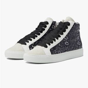 P448 Star Sting Side Zip High Top Sneakers
